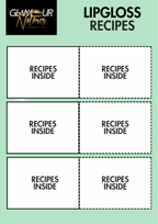 Lip Formulation Recipe Book